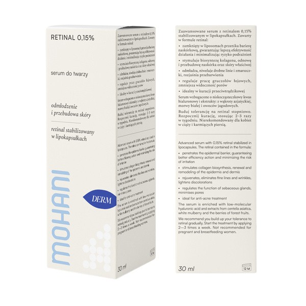 Mohani - Serum Anti-Aging ze Stabilizowanym Retinalem - 0,15% - 30 ml
