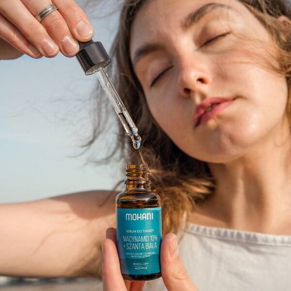 Mohani - Serum do Twarzy z Niacynamidem 10% i Szantą Białą - 30ml