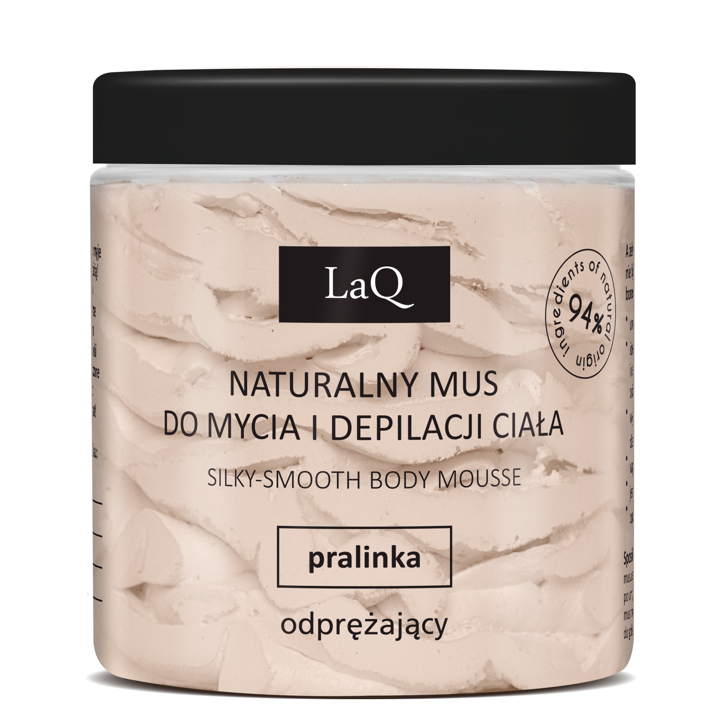 LaQ - Mus do Mycia Ciała i Depilacji - Pralinka - 100g