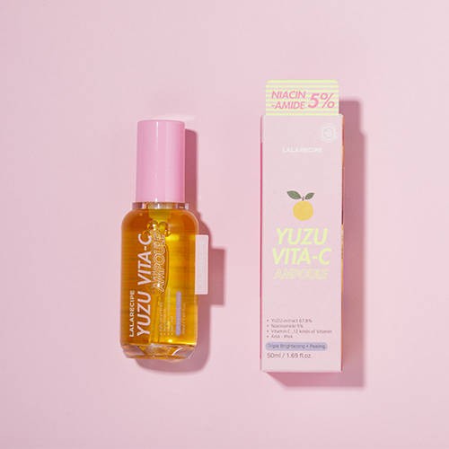 LalaRecipe - Yuzu Vita C Ampoule - Rozświetlająca Ampułka z Witaminą C - 50ml