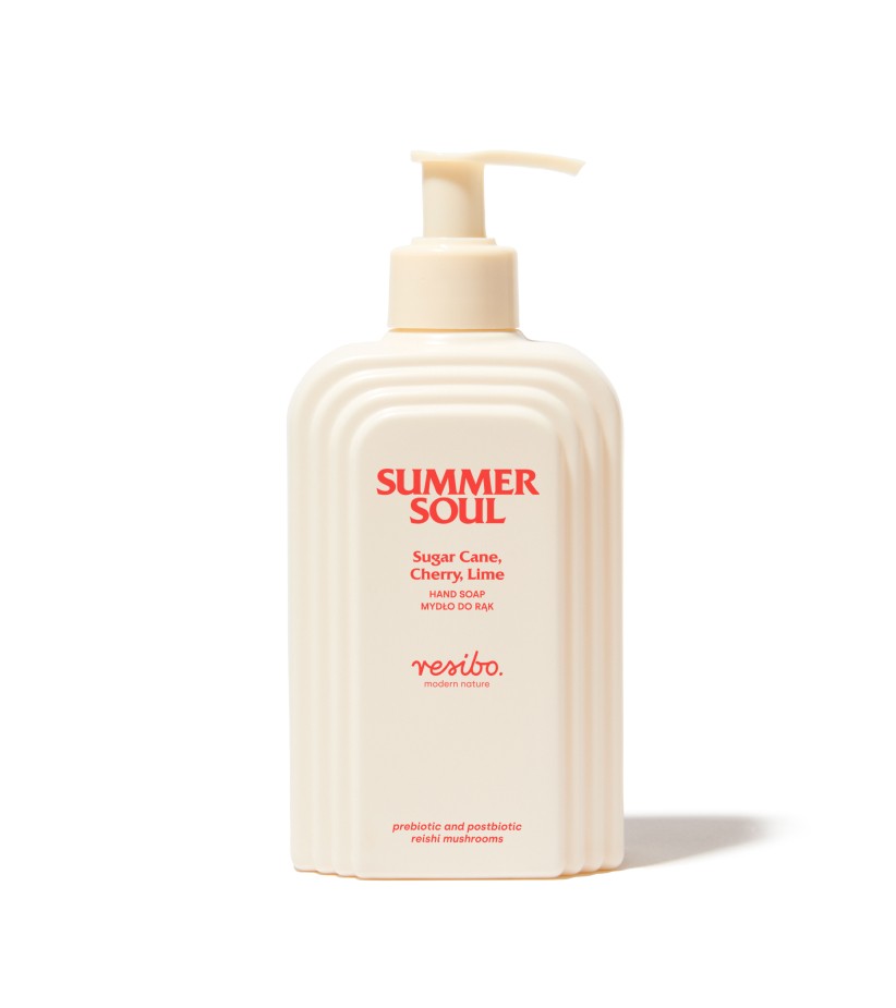 Resibo - Summer Soul - Delikatne Mydło do Rąk z Postbiotykiem - Cherry Cola -  350 ml