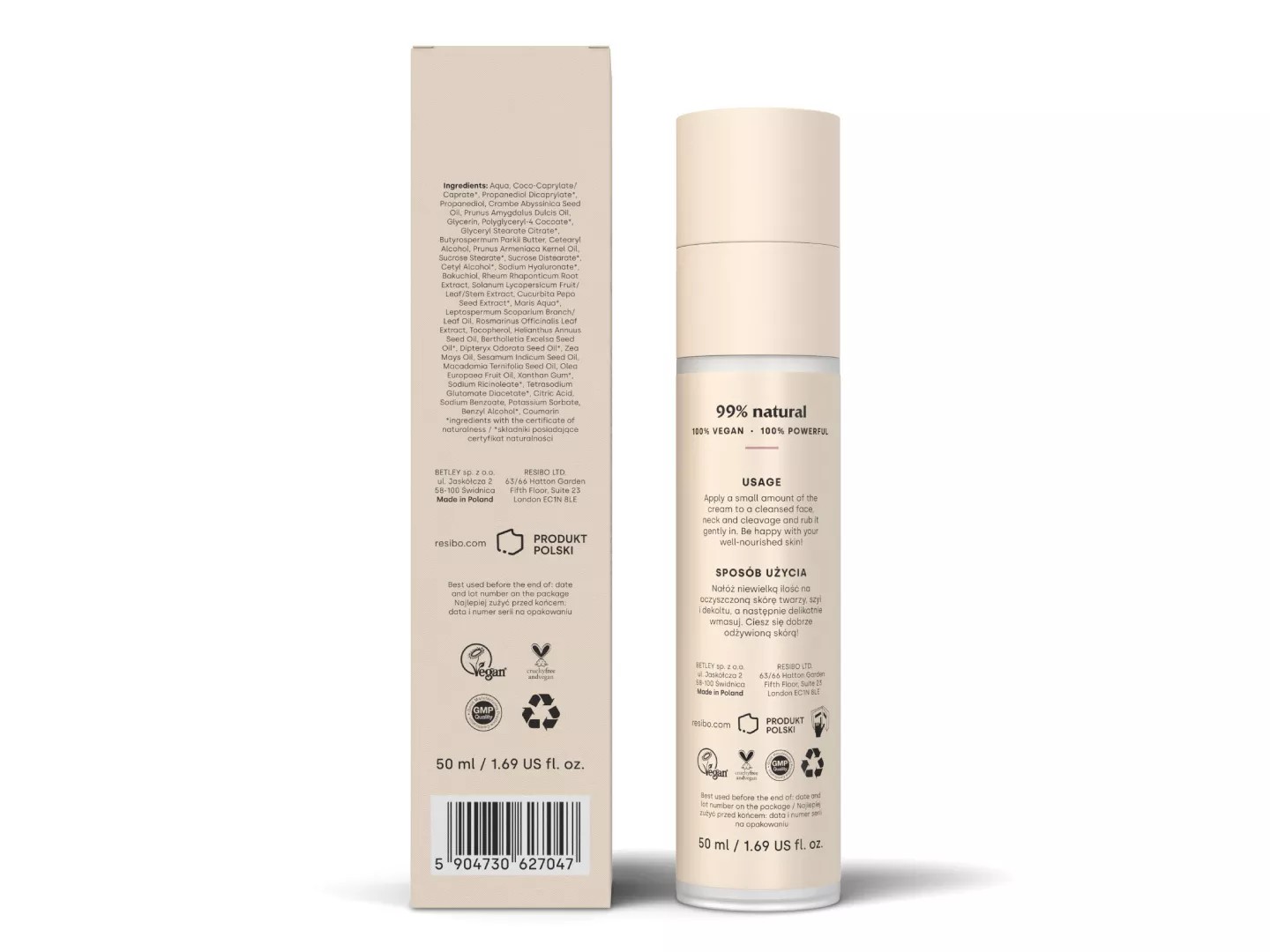 Resibo - Dream Cream - Bogaty Krem Odżywczy - 50 ml
