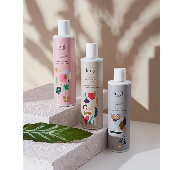 Hagi - Naturalny Żel do Mycia Ciała - Odżywczy - Ziołowo Mi - 300 ml