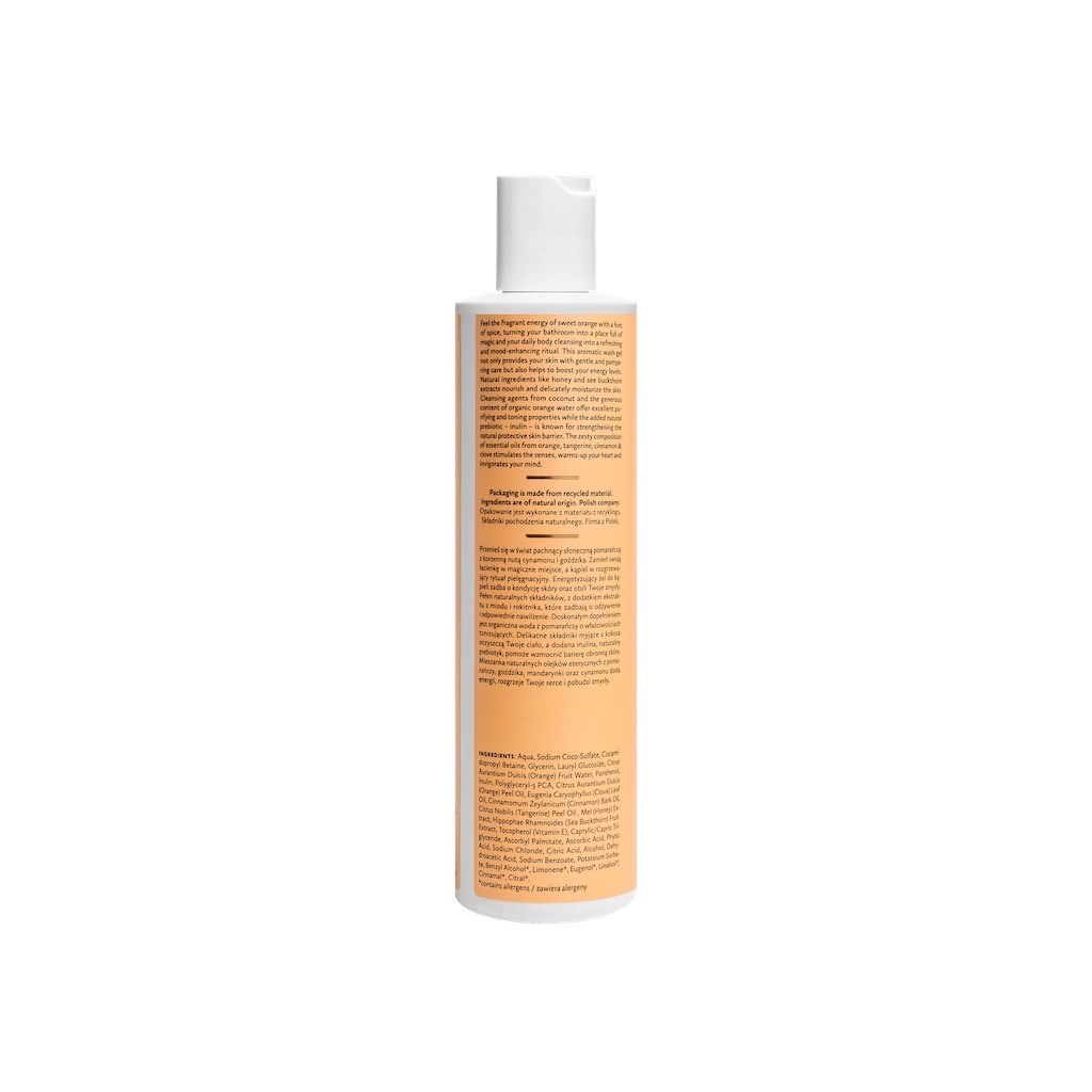 Hagi - Naturalny Żel do Mycia Ciała - Regenerujący - Korzenna Pomarańcza - 300 ml