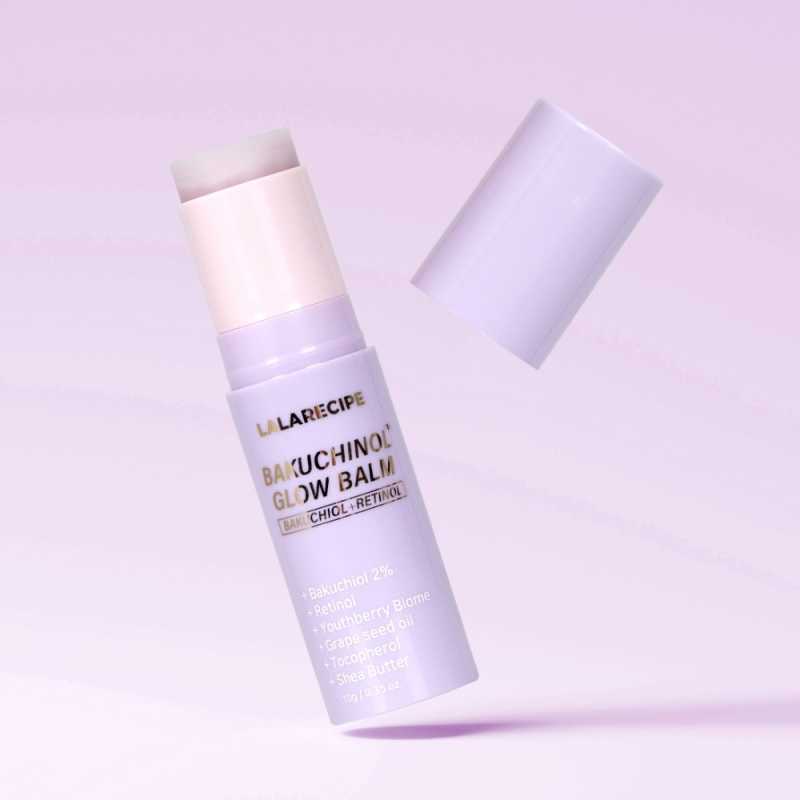 LalaRecipe - Bakuchinol Glow Balm - Rozświetlający Balsam w Sztyfcie do Twarzy z Bakuchiolusem - 10g