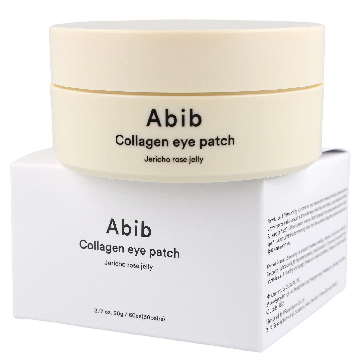 Abib - Collagen Eye Patch Jericho Rose Jelly - Nawilżające i Ujędrniające Płatki Pod Oczy - 60szt