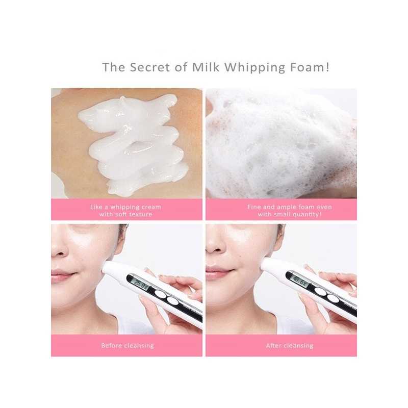 G9Skin - White In Milk Whipping Foam - Pianka do Mycia Twarzy z Kwasami AHA i BHA - 120 ml