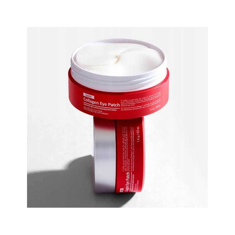 MEDI-PEEL - Red Lacto Collagen Eye Patch - Kolagenowe Płatki Pod Oczy z Pałeczkami Kwasu Mlekowego - 60 szt.