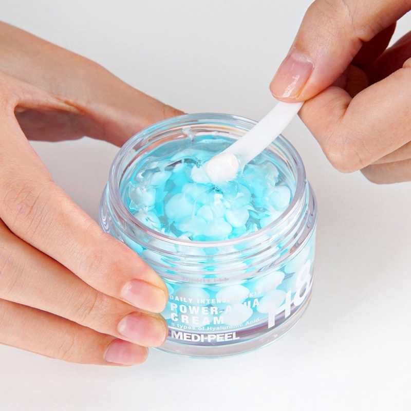 MEDI-PEEL - Power Aqua Cream - Intensywnie Nawilżający Krem z Kapsułkami Hialuronowymi - 50ml