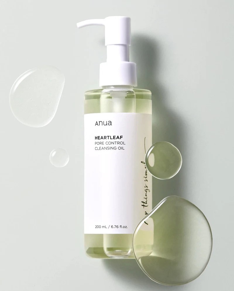 Anua - Heartleaf Pore Control Cleansing Oil - Olejek do Oczyszczania  i Demakijażu Twarzy - 200ml